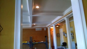 Here is an expanded view of the Custom Box Ceiling as shown in the previous picture - Example 1